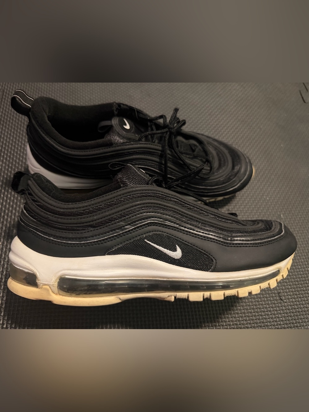 Men’s Nike Air Max 97 Black/White, style 921826-001, size 11